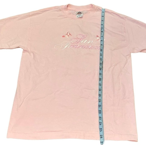 Vintage Women’s Pink San Francisco T-Shirt - Picture 5 of 6